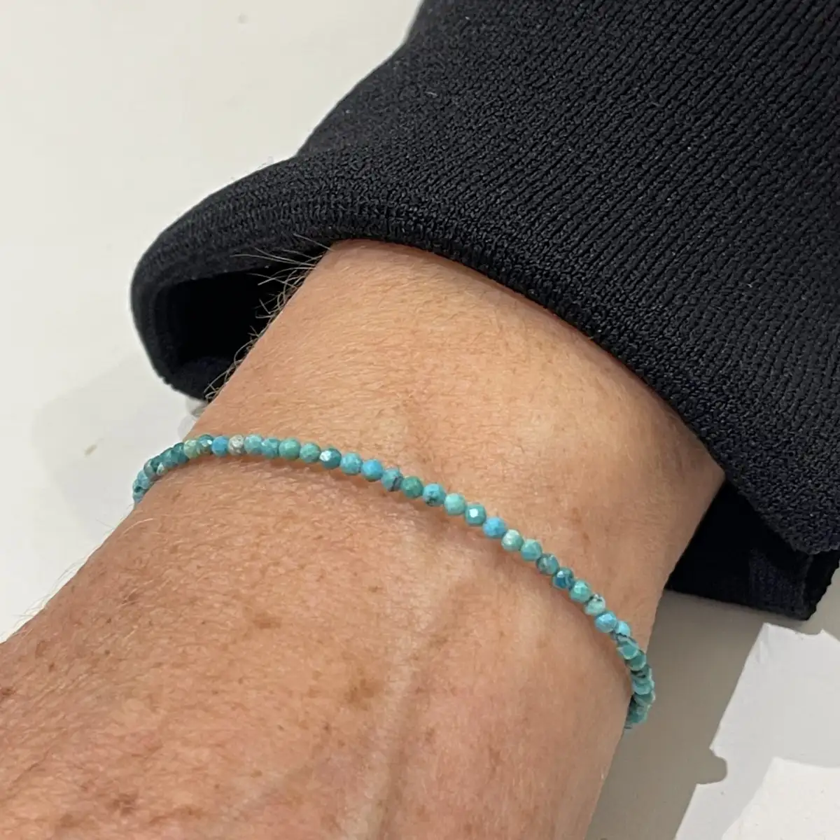 Bracelet Turquoise 2mm – Lucky Charm Porte Bonheur
