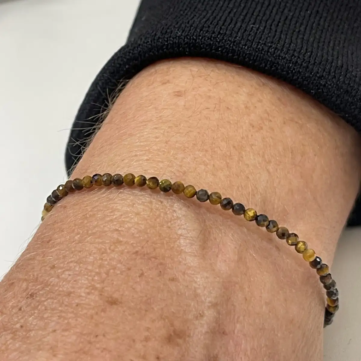 Bracelet œil de Tigre – Tiger Eye 2 mm Protection