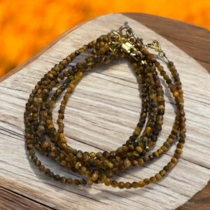 Bracelet œil de Tigre – Tiger Eye 2 mm Protection