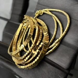 Bracelet Hématite maille plate anti-stress – Hematit  Stress Relief