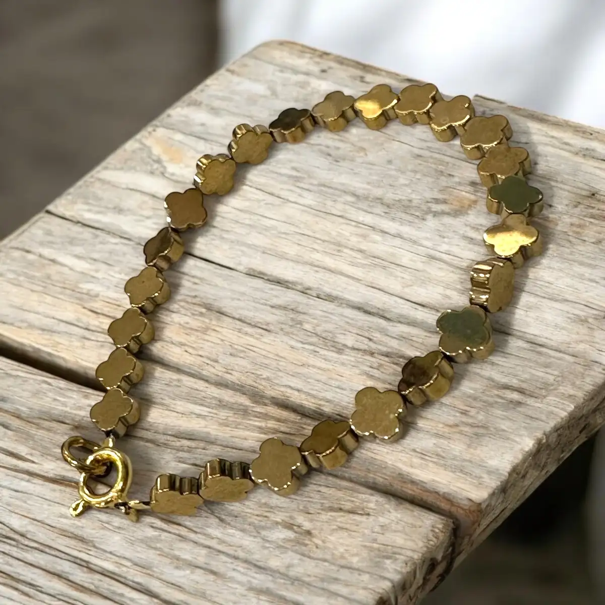 Bracelet Hématite Maille Croix Anti-Stress – Hematit  Stress Relief